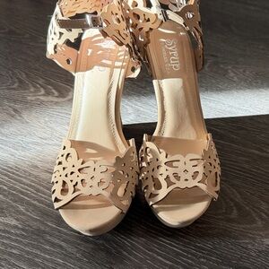 Nude Cutout Heels